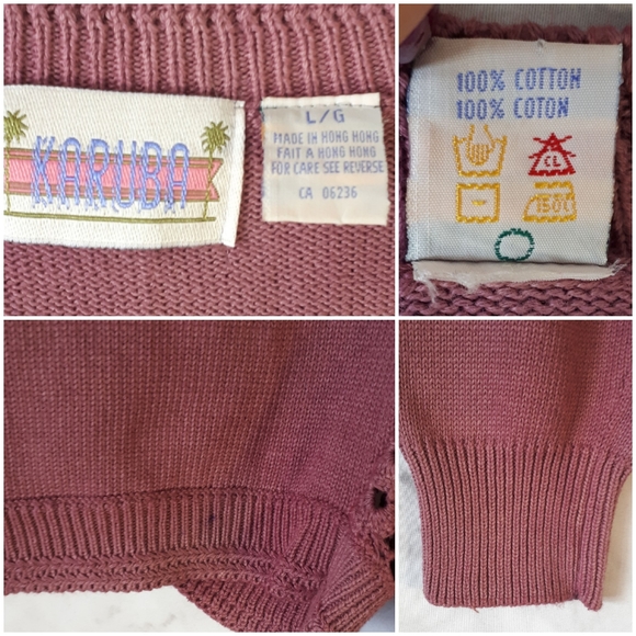 Karuba Crochet Front Top Long Sleeve Crop Cardigan - Picture 5 of 8